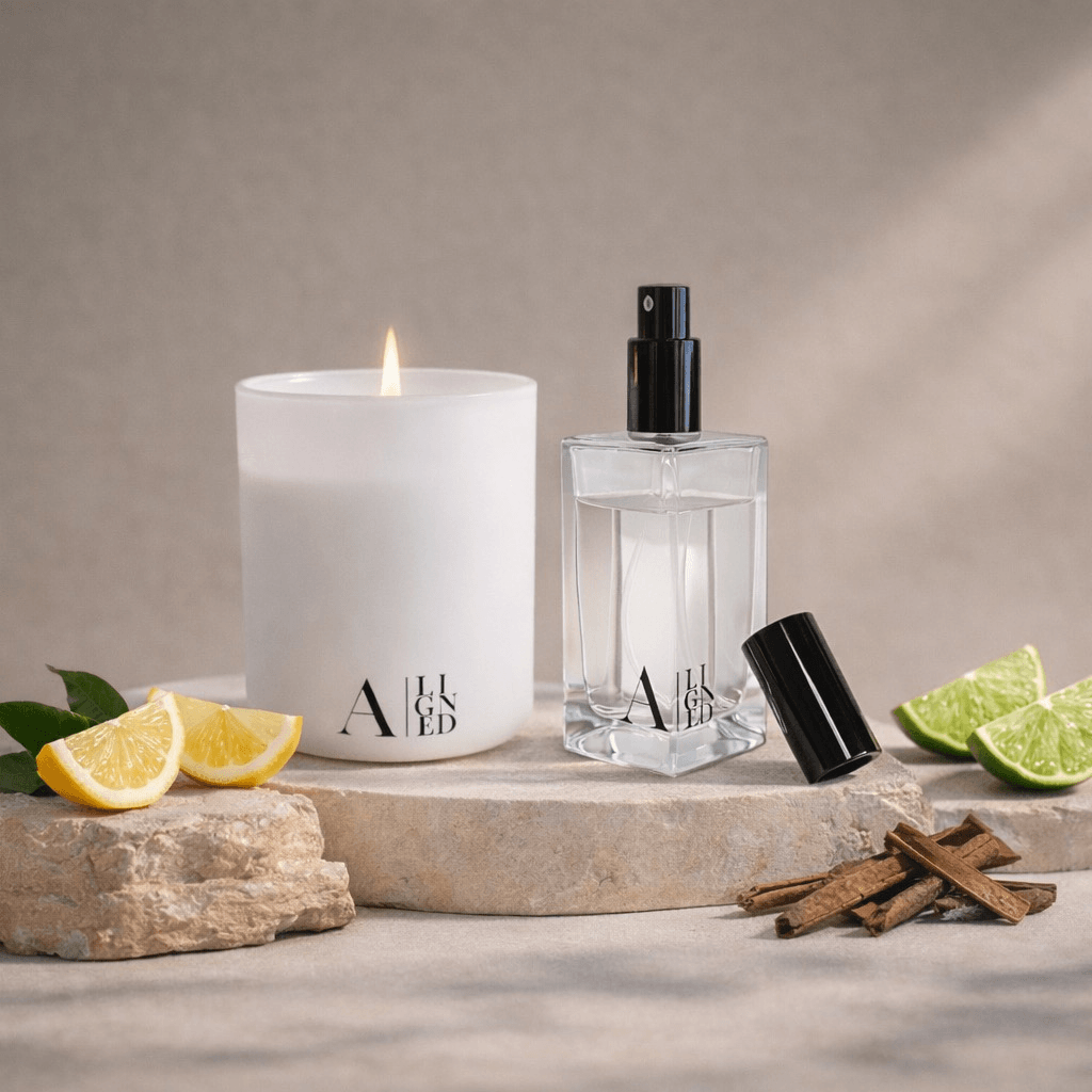 GLOW RITUAL DUO - candle + room Perfume