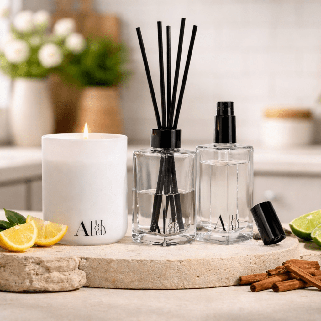 GLOW RITUAL TRIO - candle + room Perfume + reed diffuser